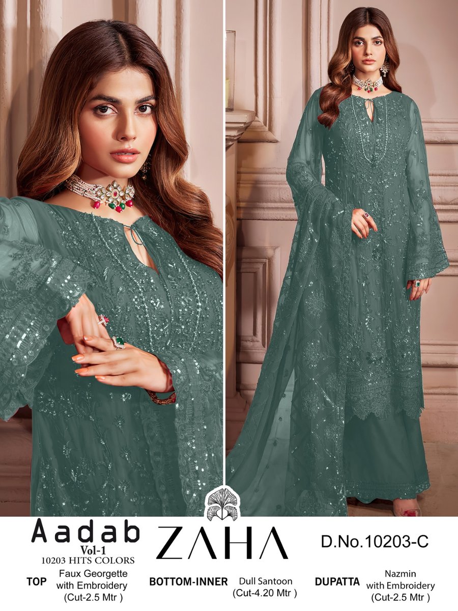 ZAHA AADAB VOL-1 10203-A TO 10203-D 3