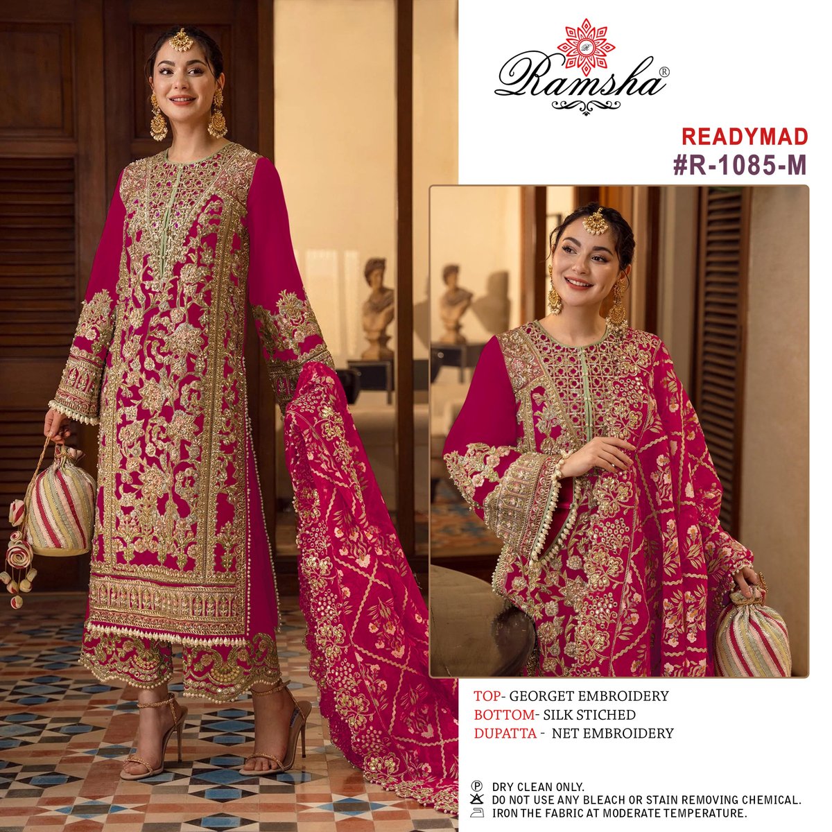 RAMSHA SUIT READYMADE R-1085-K TO R-1085-N 3