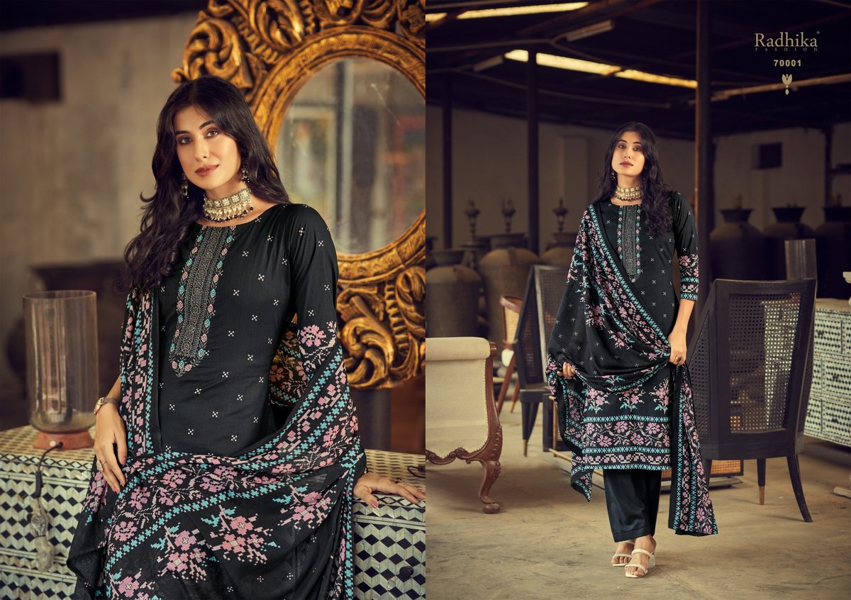 RADHIKA FASHION AZARA MUSSARET VOL-24 70001 TO 70008 1