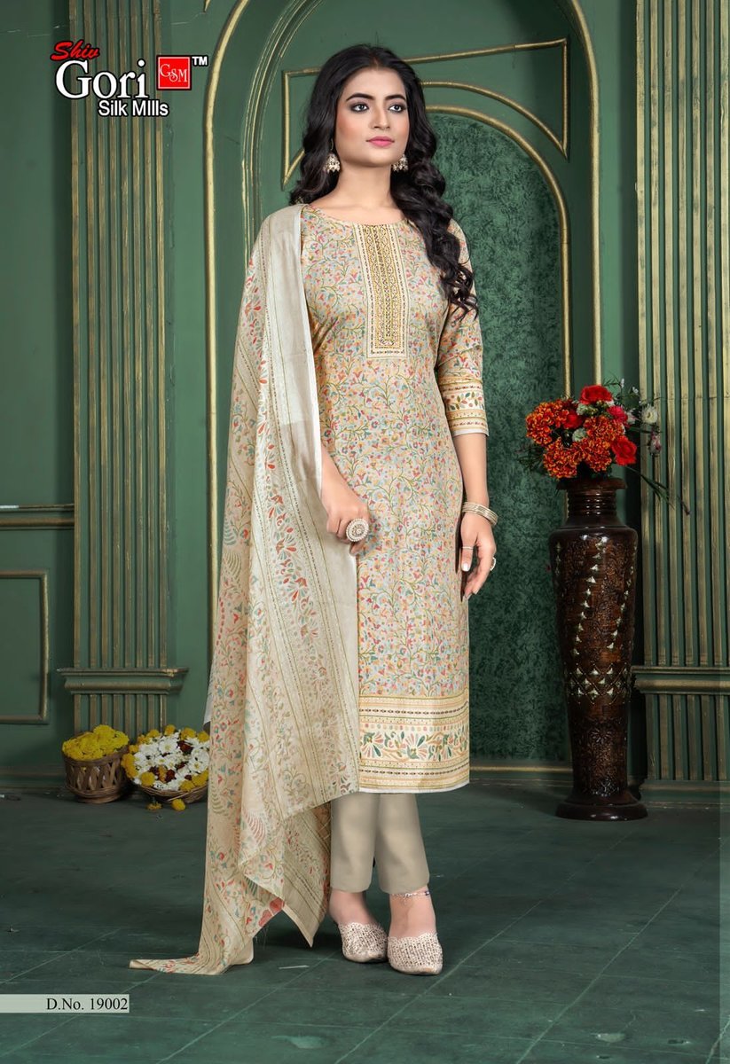 SHIV GORI SILK MILLS PAKIZA VOL-19 19001 TO 19012 2