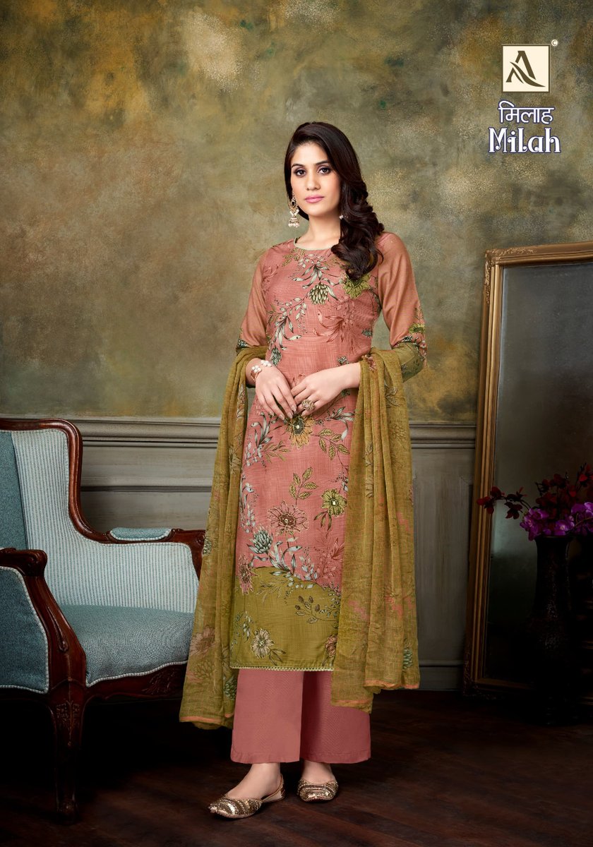 ALOK SUIT MILAH H-1451-001 TO H-1451-006 4