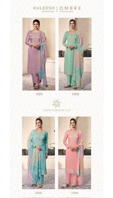 VINAY FASHION KULEESH OMBRE 73591-73594 5