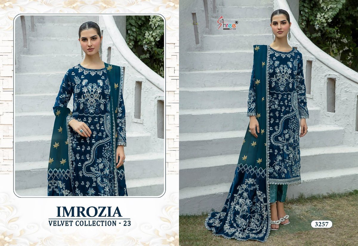 Shree Fab Imrozia Velvet Collection-23 3254-3258 Series 4