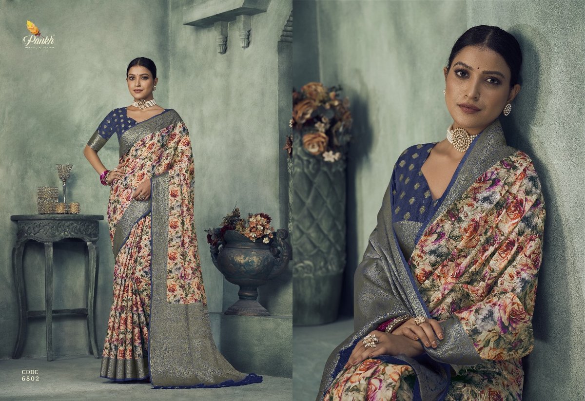 Pankh Creation Navyaa Silk 6801-6808 Series 2