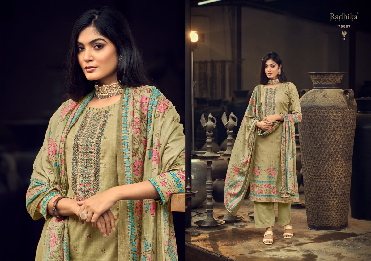 RADHIKA FASHION AZARA MUSSARET VOL-24 70001 TO 70008 7