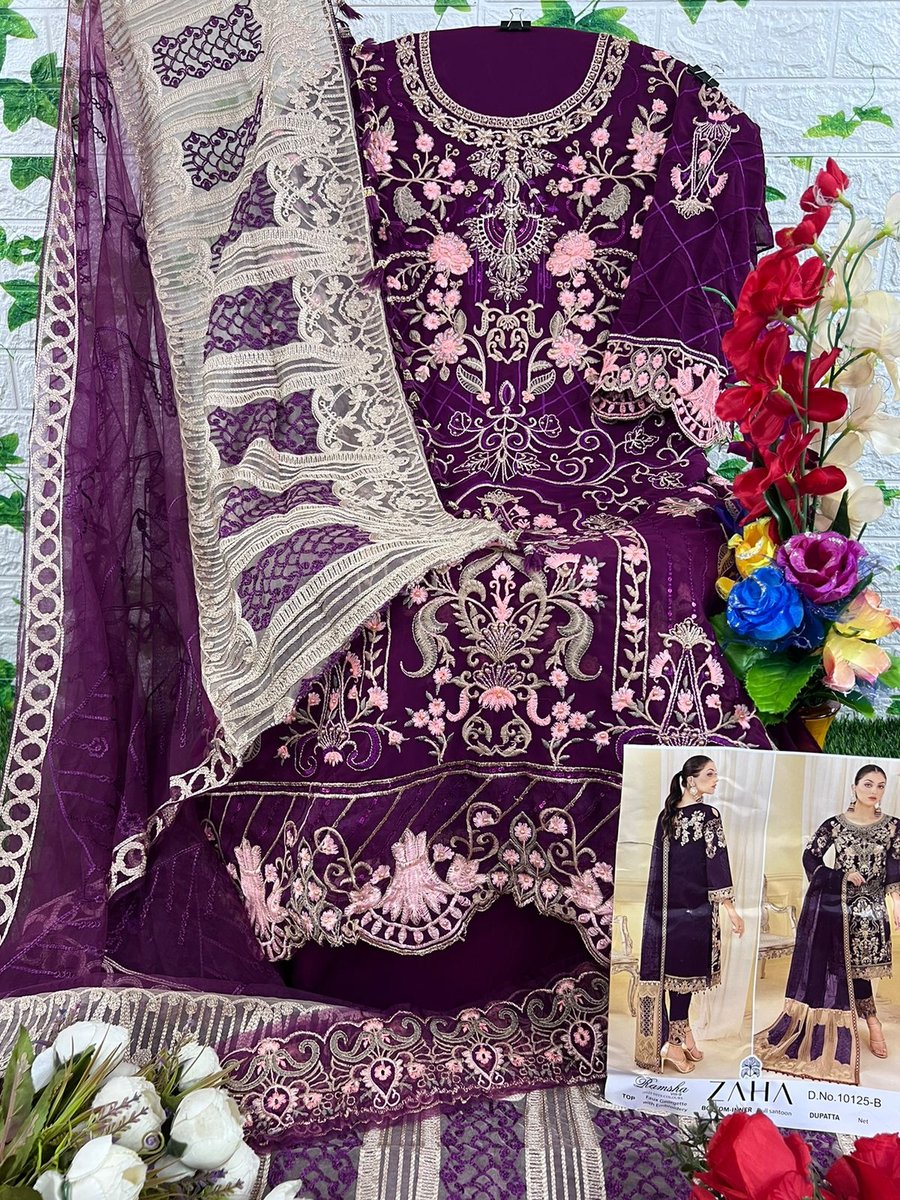 Zaha Ramsha Vol-9 10125 Colors 4