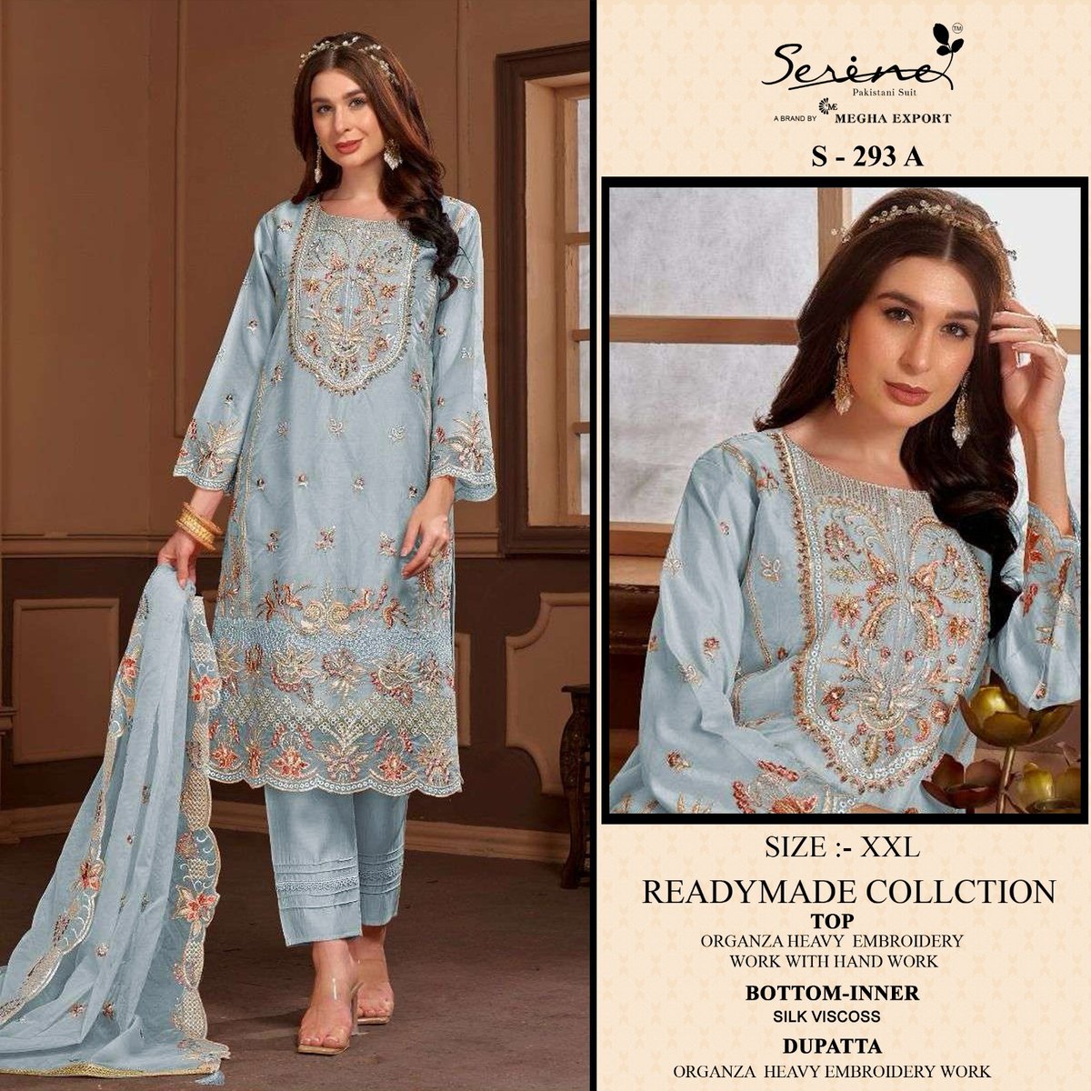 SERINE READYMADE COLLECTION S-293-A TO S-293-D 1