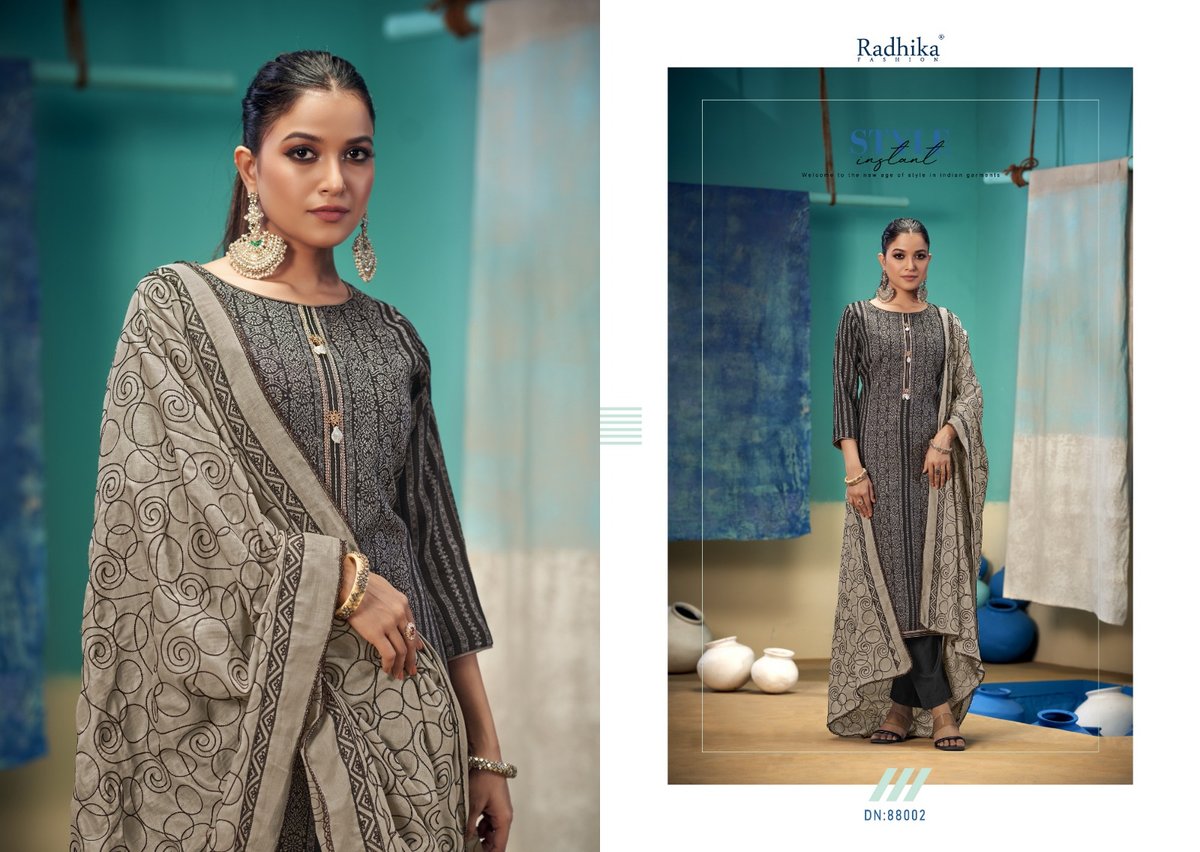 RADHIKA FASHION AZARA BLACK BERRY VOL-10 88001 TO 88004 2