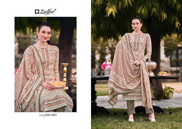 ZULFAT DESIGNER HAKOBA 550-001 TO 550-008