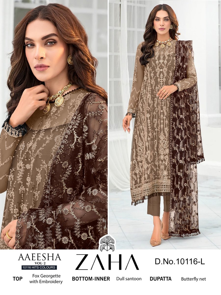 ZAHA AAEESHA VOL-2 10116-I TO 10116-L 4