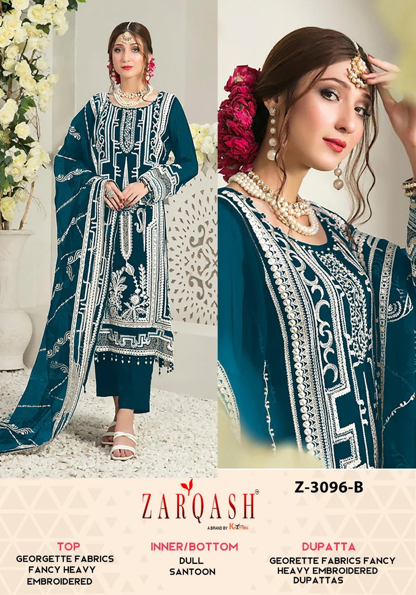 ZARQASH SUITS Z-3096-A TO Z-3096-D 2