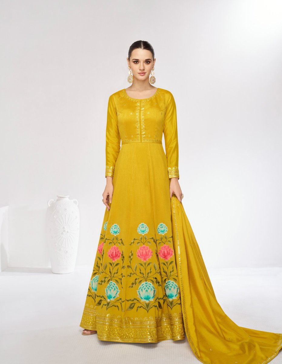 AASHIRWAD CREATION MARIGOLD 9978 TO 9979 1