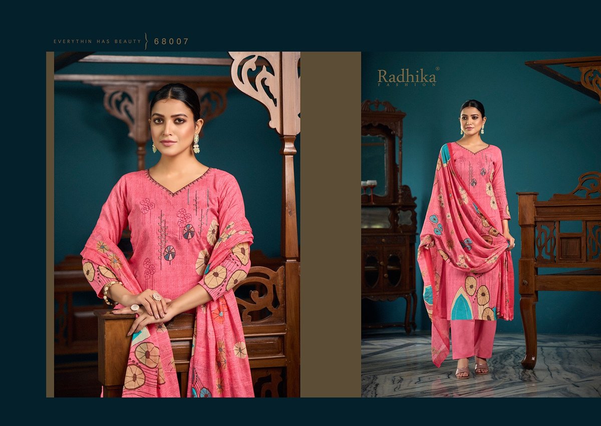 RADHIKA FASHION AZARA MEERA 68001 TO 68008 7