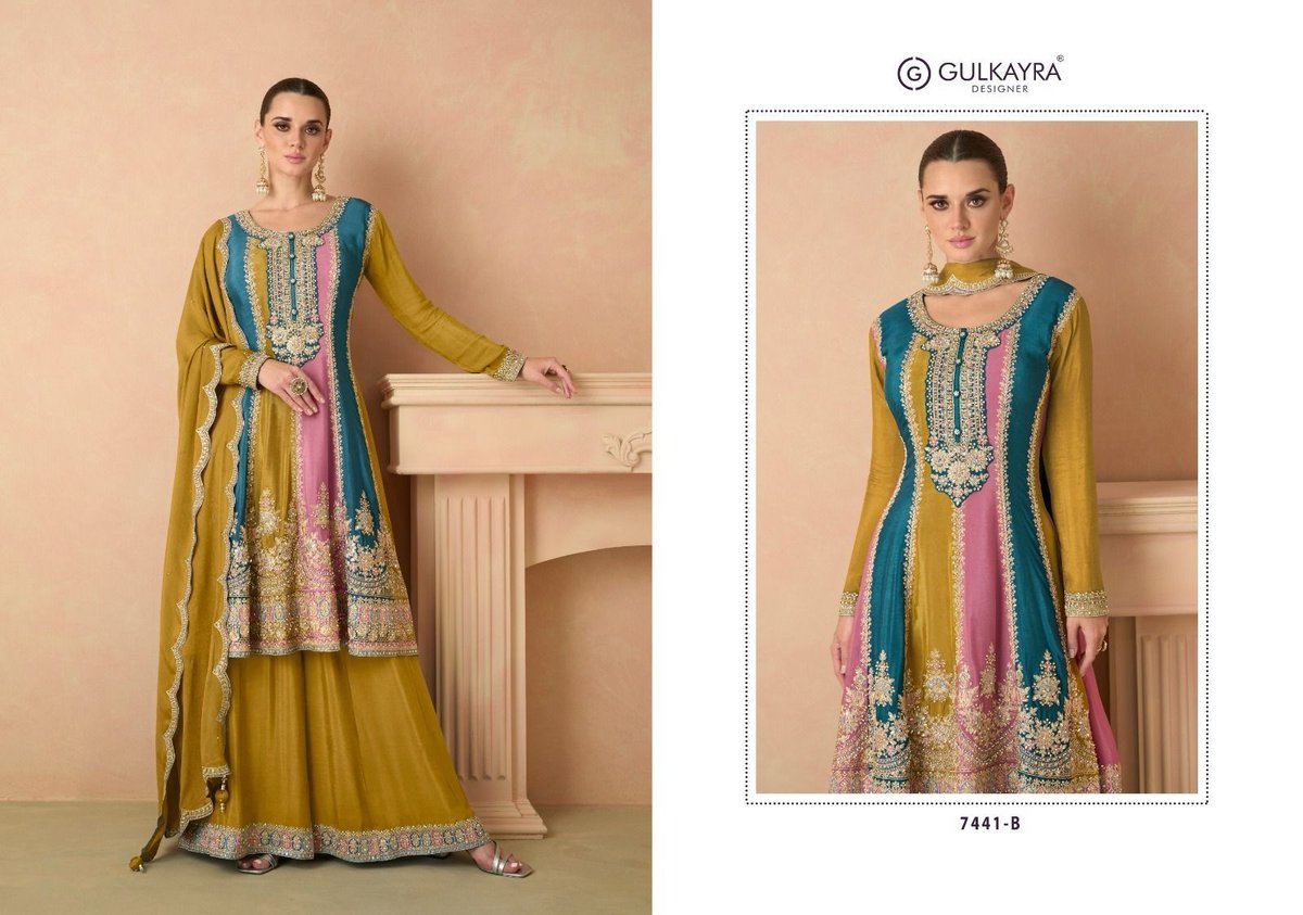 GULKAYRA DESIGNER IZHAR 7441-A TO 7441-C 2