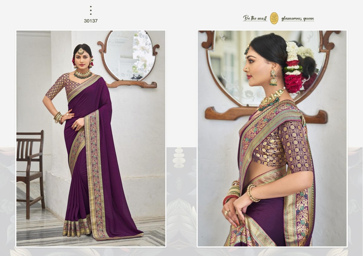 RIGHT WOMEN DESIGNER KANTARA SILK 30131 TO 30138 7