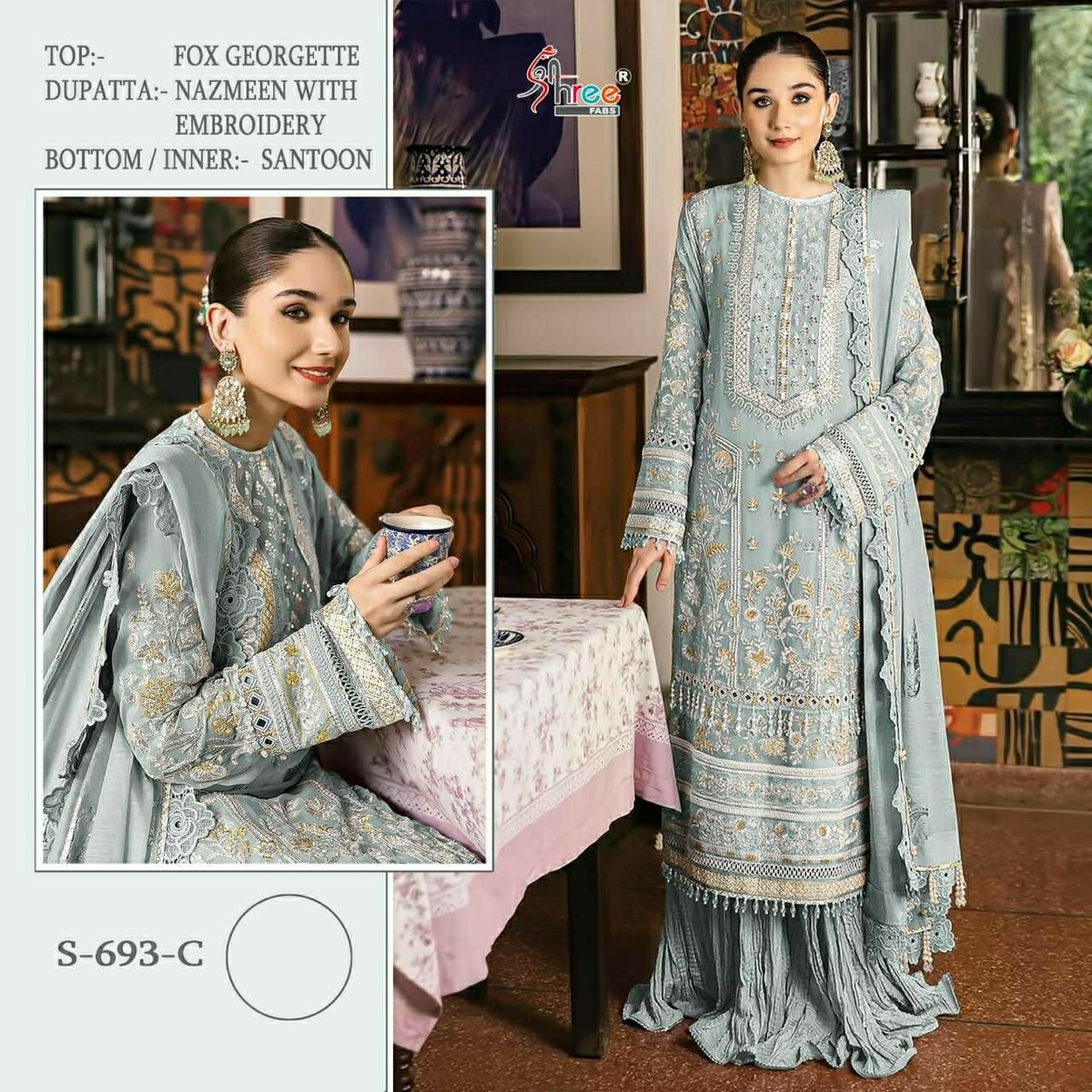 Shree Fabs S-693 Colors 3