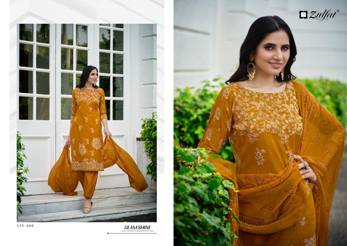 ZULFAT DESIGNER SAHELI 533-001 TO 533-008 8