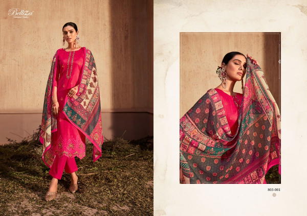 Belliza Designer Gulzaar 803-001 to 803-008 Series