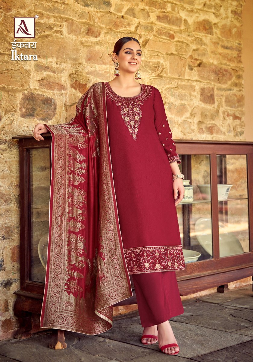 ALOK SUIT IKTARA H-1413-001 TO H-1413-006 3