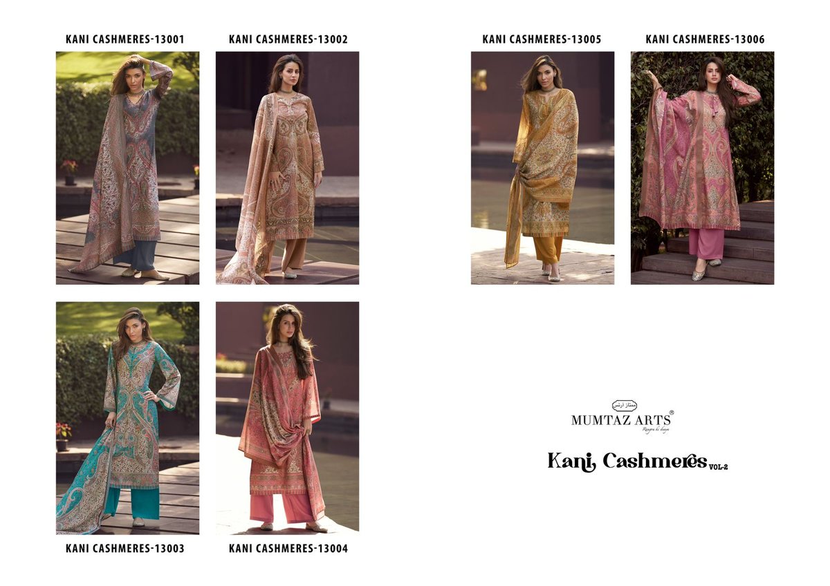 MUMTAZ ARTS KANI CASHMERE VOL-2 13001 TO 13006 7