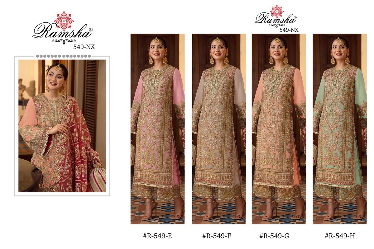 Ramsha Suit R-549 Nx New Colors 5