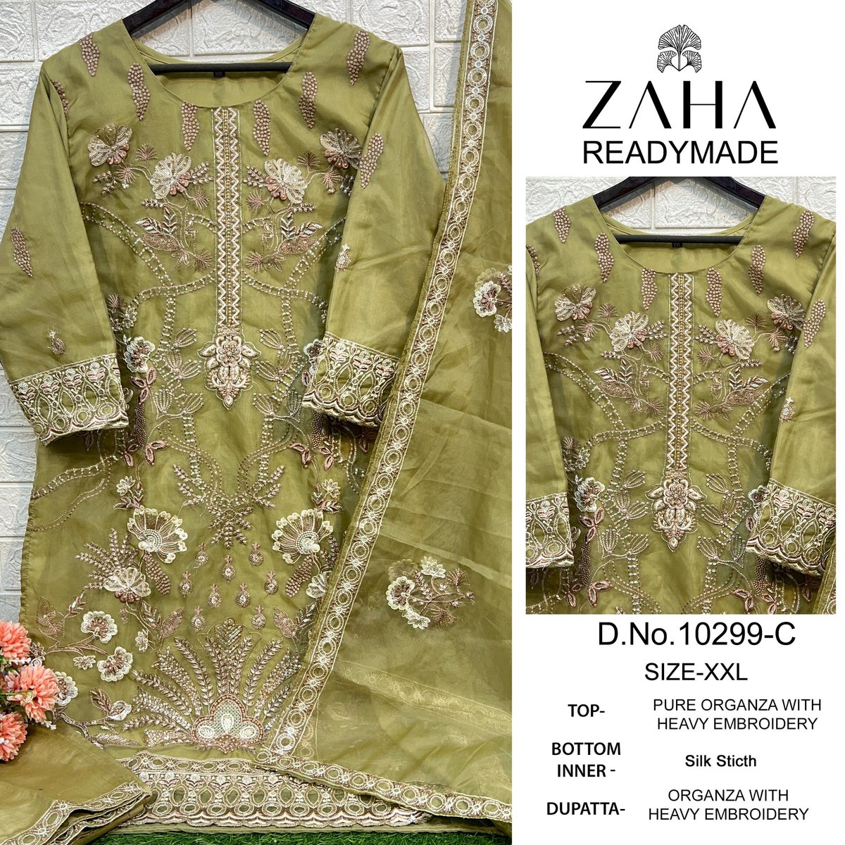 ZAHA READYMADE COLLECTION 10299-A TO 10299-D 3