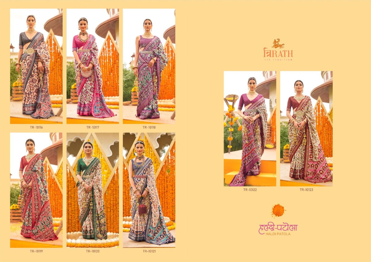 TRIRATH HALDI PATOLA SERIES 10116-10123 9