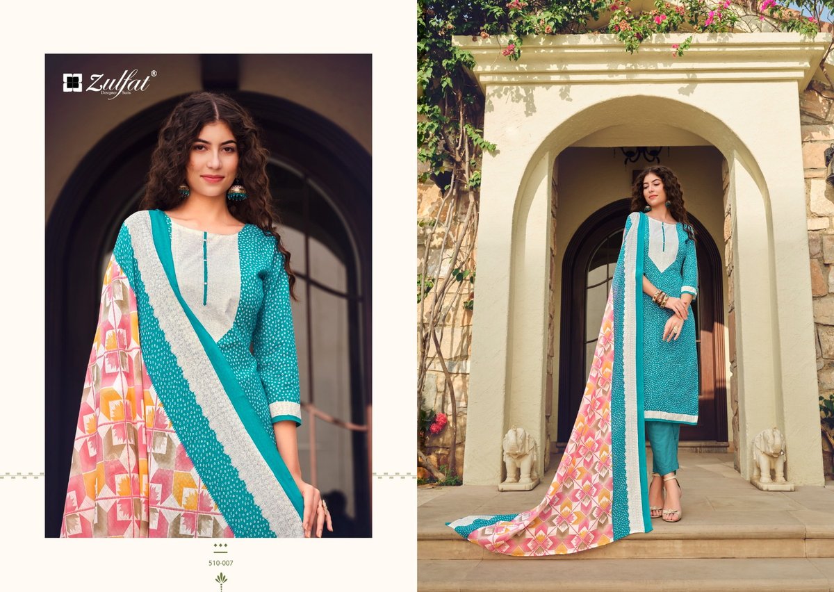 Zulfat Designer Isabella 510-001 to 510-008 Series 7