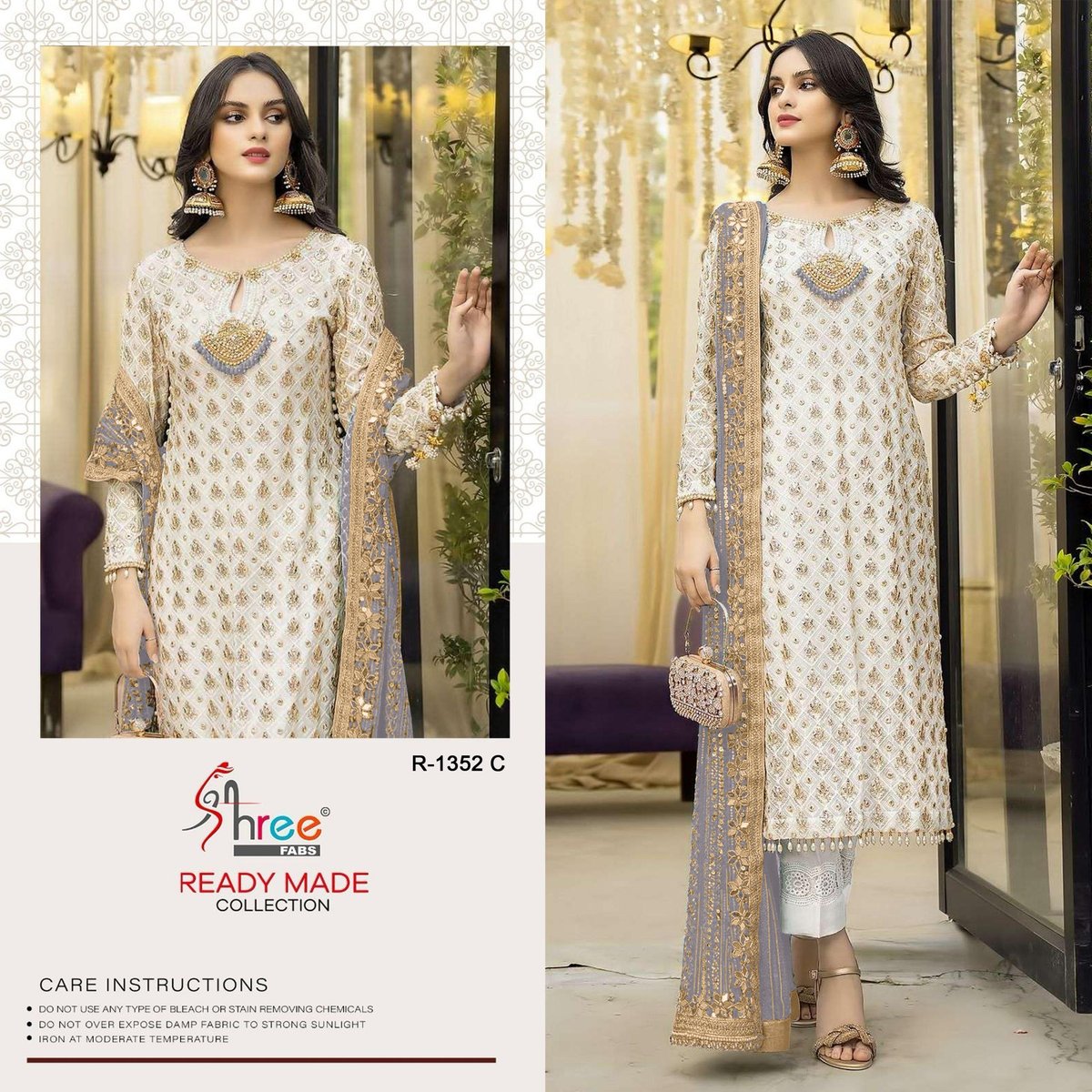 SHREE FABS READY MADE COLLECTION R-1352-A TO R-1352-D 3
