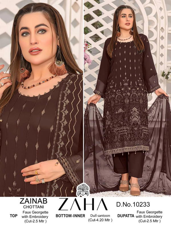 ZAHA ZAINAB CHOTTANI 10233 TO 10235