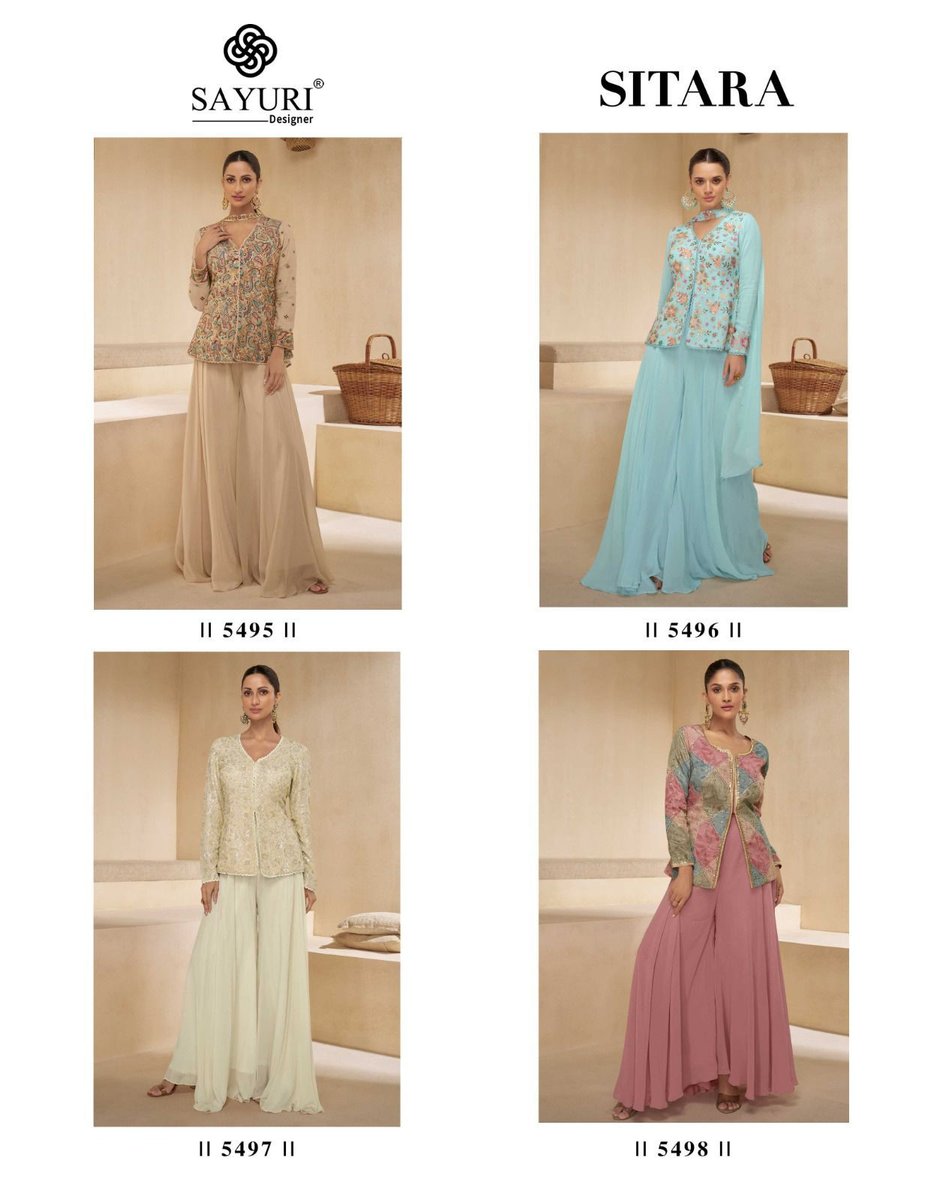 SAYURI DESIGNER SITARA 5495-5498 5