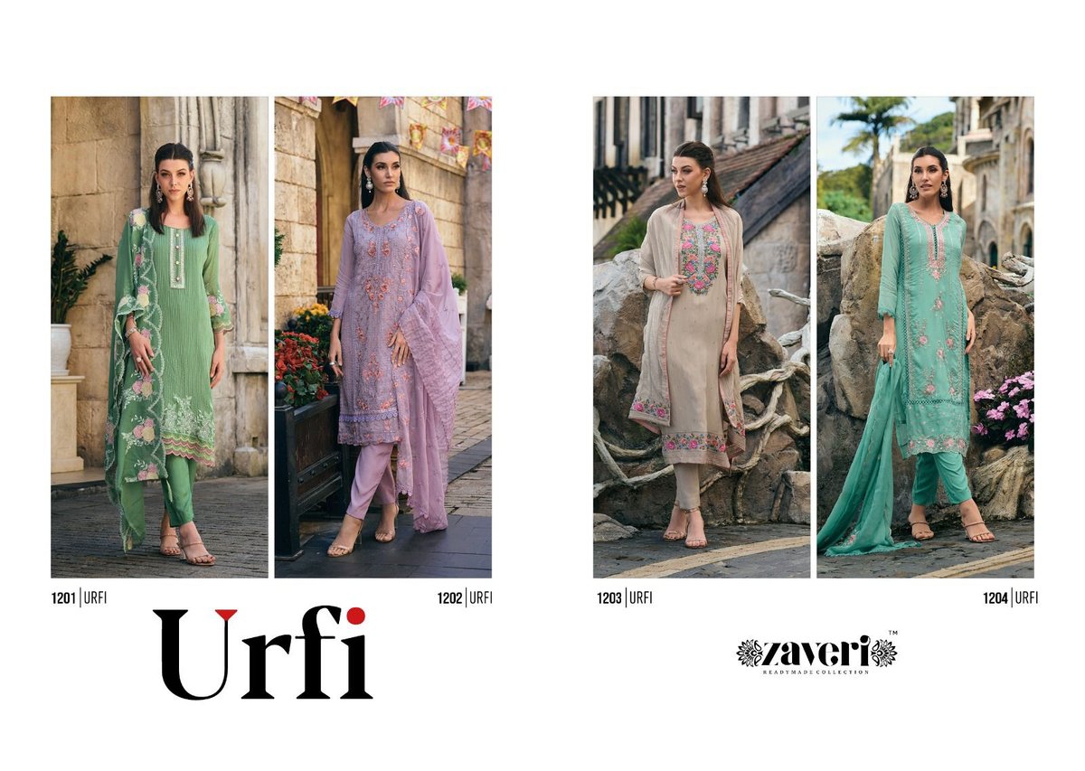 Zaveri Urfi 1201-1204 Series 5