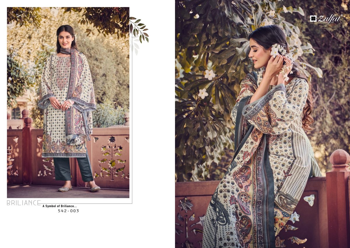 ZULFAT DESIGNER JANNAT 542-001 TO 542-006 3