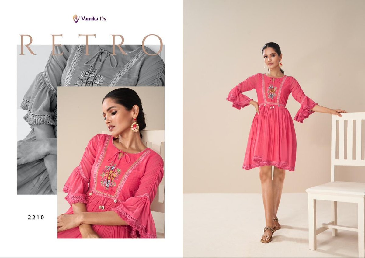 Vamika Nx Tunic Vol-2 2207-2212 Series 4