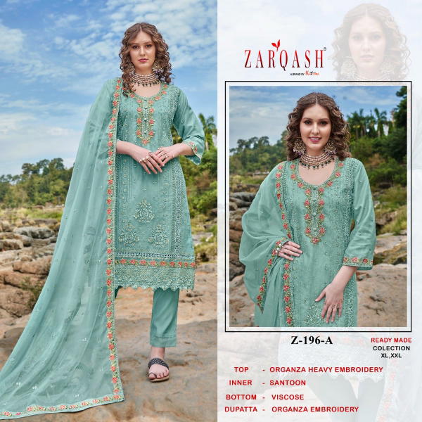 ZARQASH READYMADE COLLECTION Z-196-A TO Z-196-B