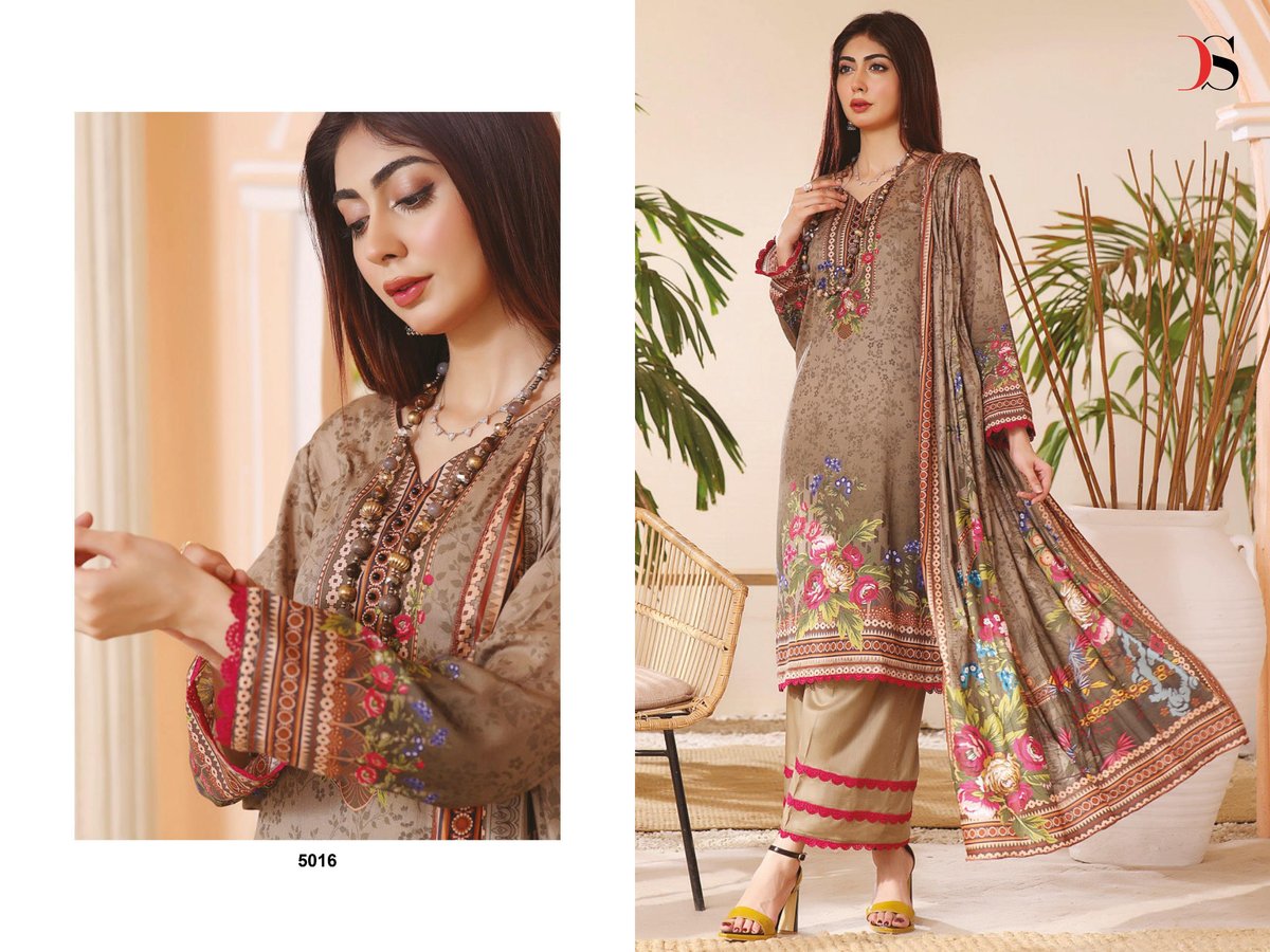 DEEPSY SUITS FIRDOUS LAWN 24 5011 TO 5018 6