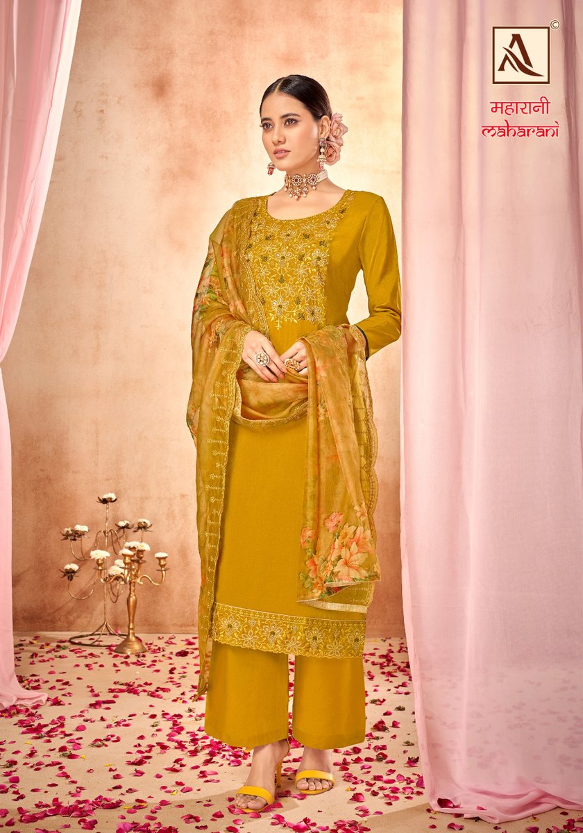ALOK SUIT MAHARANI ED-3 H-1475-001 TO H-1475-006 3