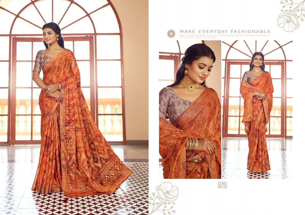 5D DESIGNER SMITA BRASSO 40117 TO 40124 6