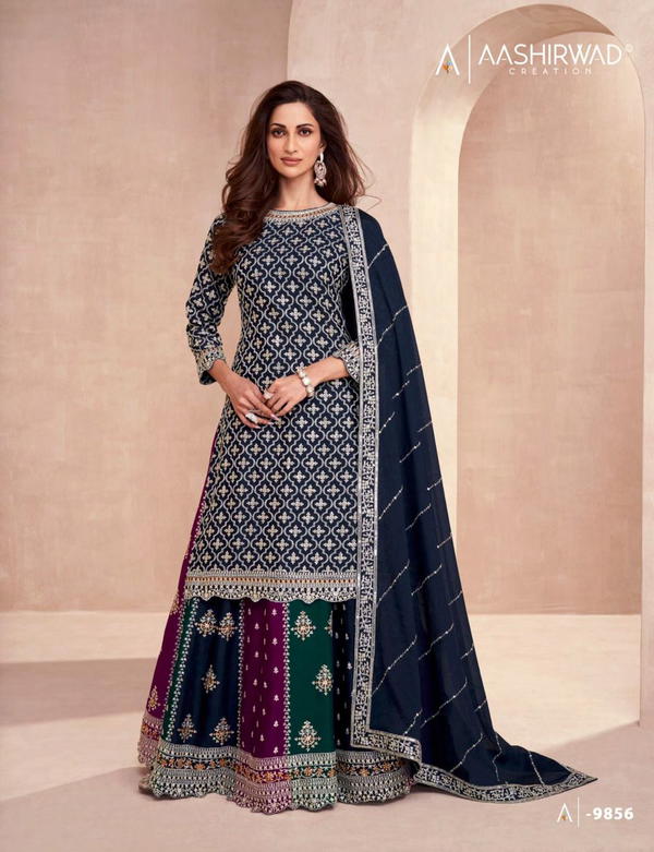 AASHIRWAD CREATION COLORS  DARK EDITION 9856-9858