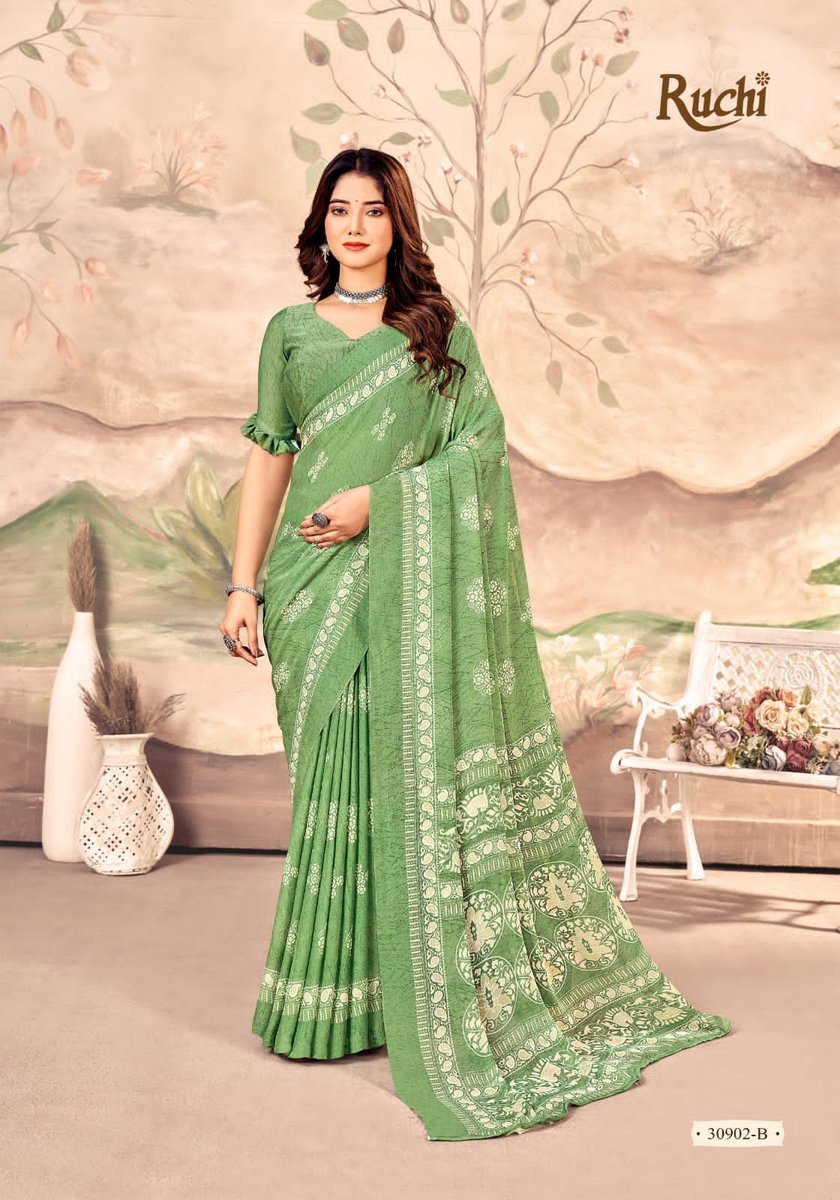 RUCHI SAREE STAR CHIFFON-149 30901-A-D TO 30903-A-D 6