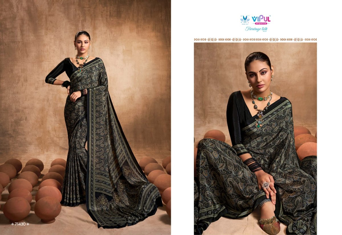 Vipul Fashion Heritage Silk Vol-8 71424-71441 Series 7