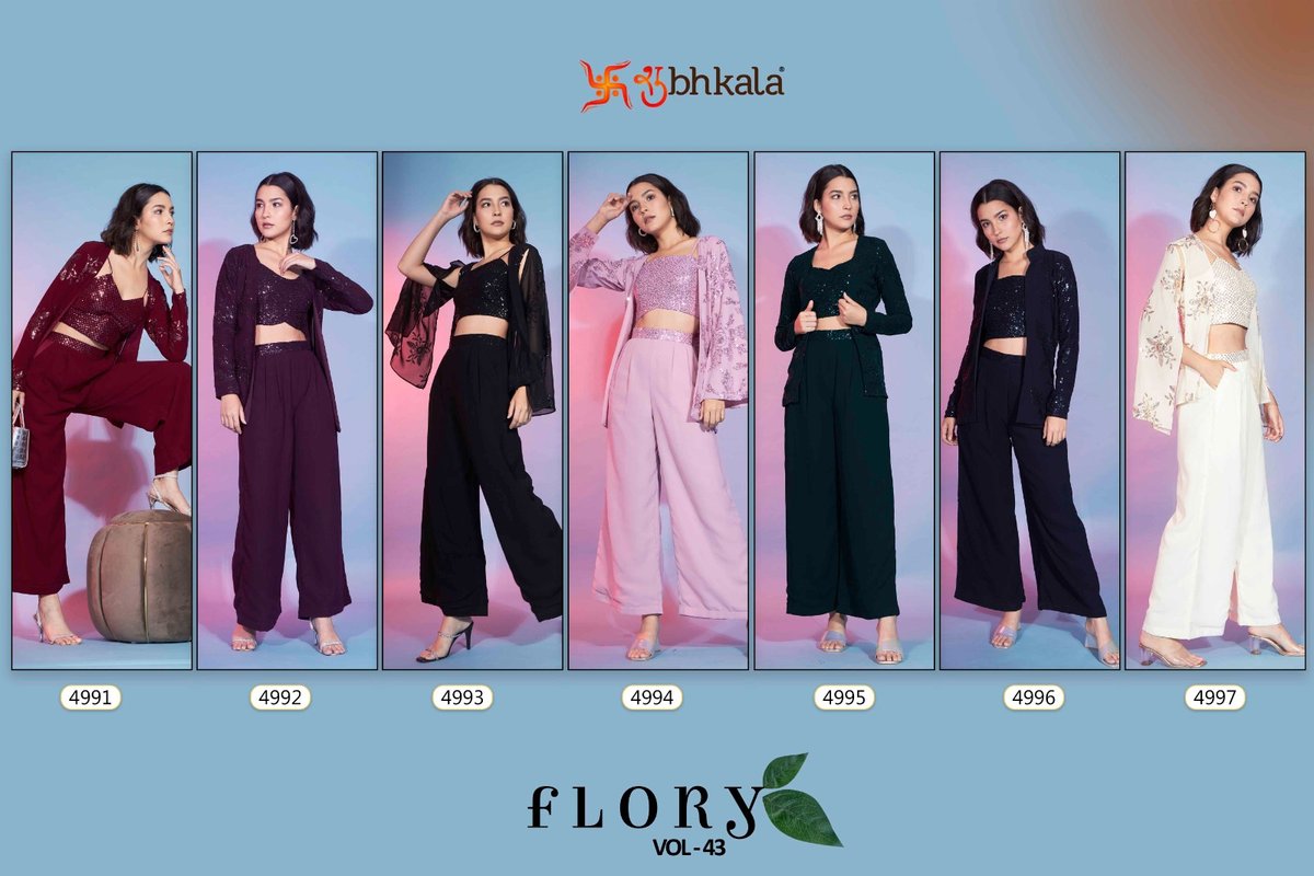 Shubhkala Flory Vol-43 4991-4997 Series 8