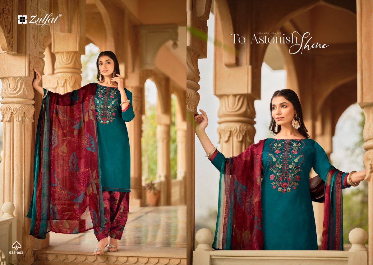 ZULFAT DESIGNER ASHNOOR 535-001 TO 535-008 2