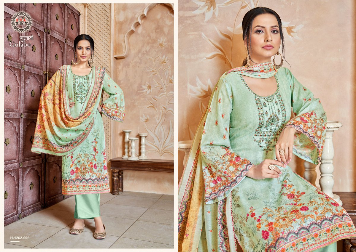 HARSHIT FASHION GULABO H-1262-001 TO H-1262-008 6