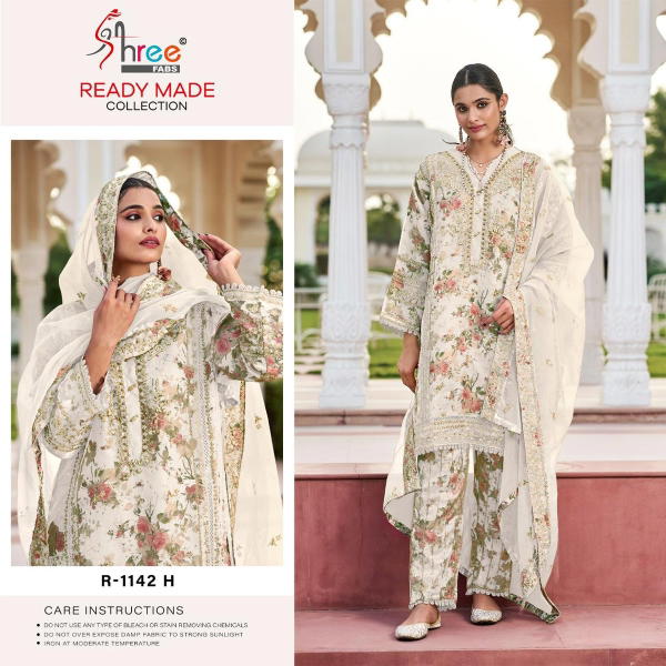 SHREE FAB READY MADE COLLECTION R-1142-H TO R-1142-K