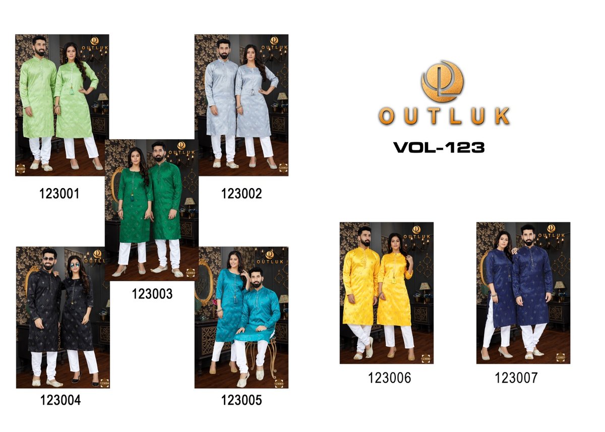 Kurta Pajama Outlook Vol-123 123001-123007 Series 8