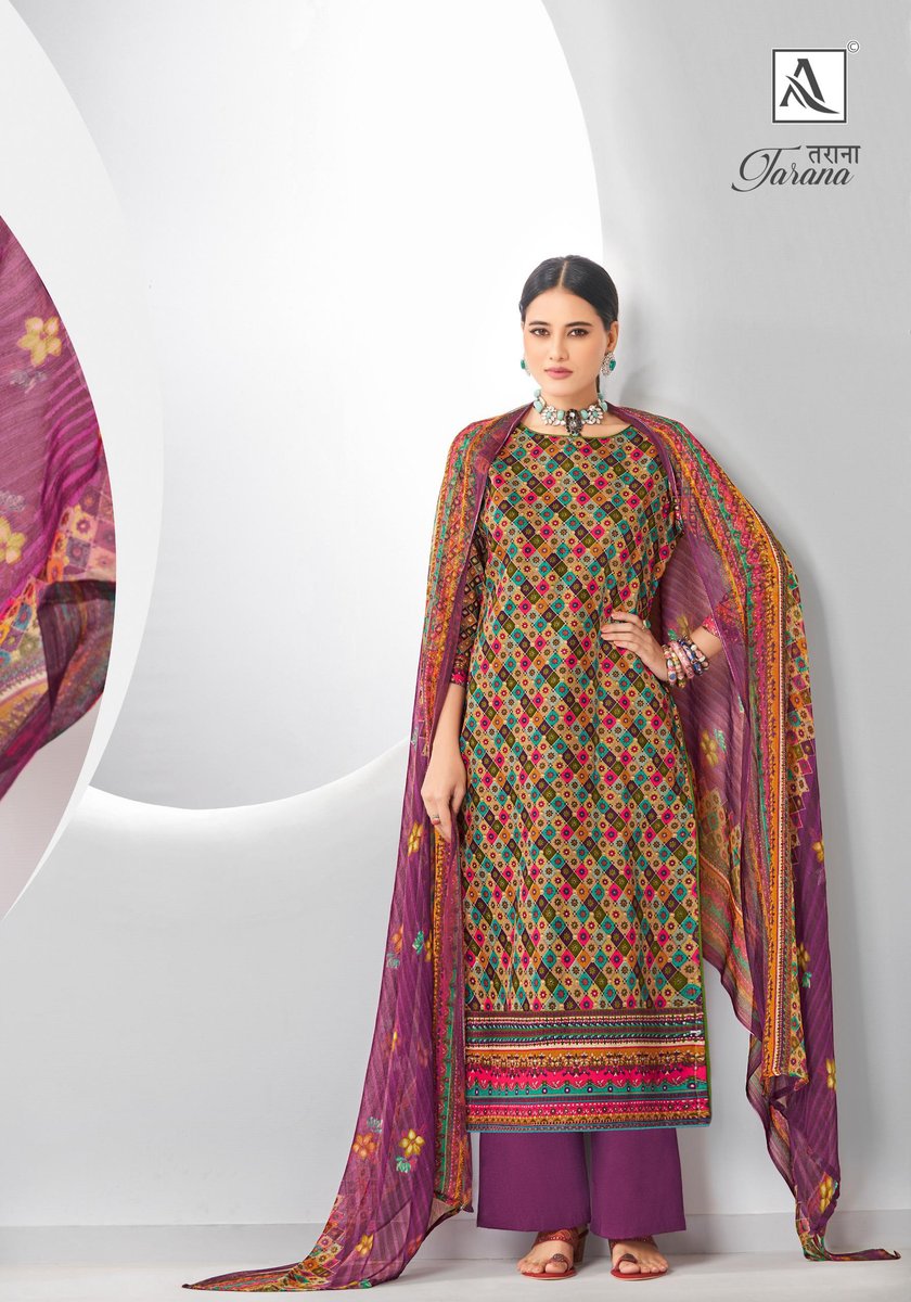 ALOK SUIT TARANA H-1477-001 TO H-1477-006 5