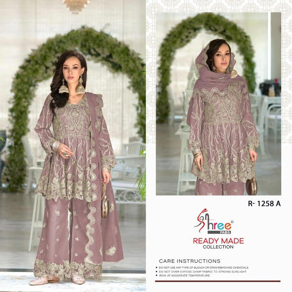 SHREE FAB READY MADE COLLECTION R-1258-A TO R-1258-D