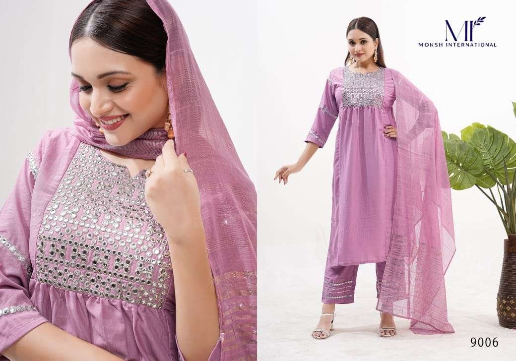 MOKSH INTERNATIONAL YARA VOL-01 9006 TO 9007 1