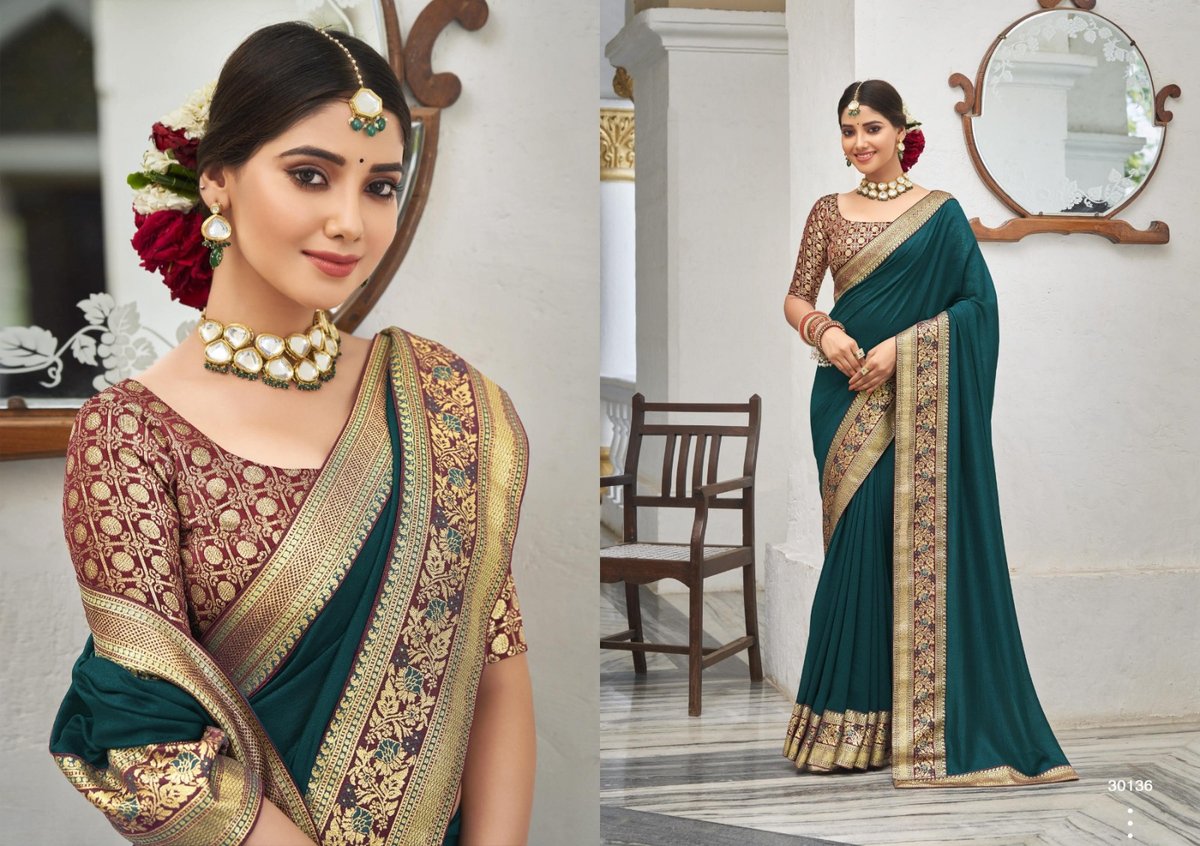 RIGHT WOMEN DESIGNER KANTARA SILK 30131 TO 30138 6
